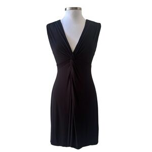 Express Black Sleeveless V-Neck Empire Waist Dress Size Small